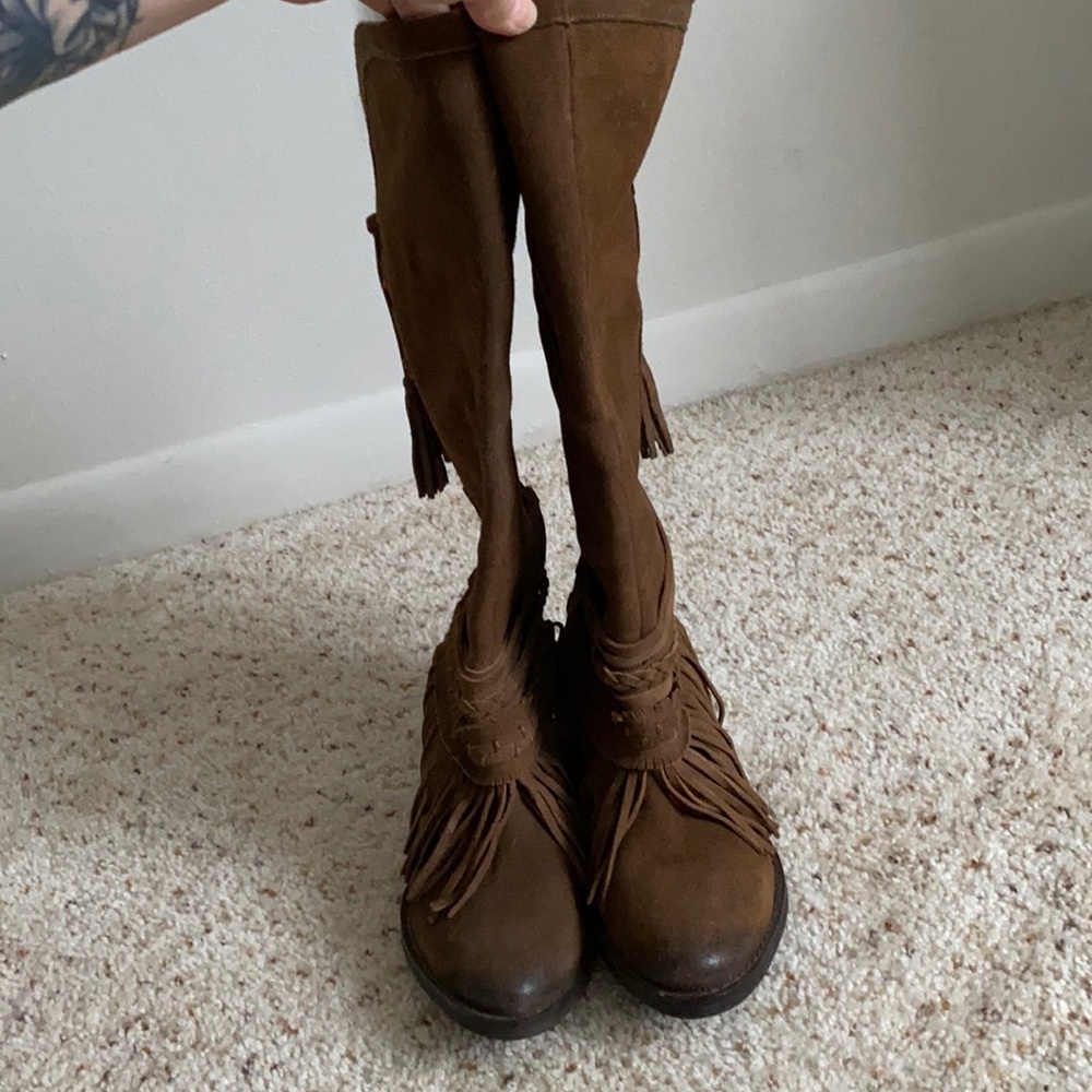 Naughty Monkey knee high boots